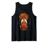 Black Queen Mujeres Hermosas Melanina Reina Negra Chica Magia Camiseta sin Mangas