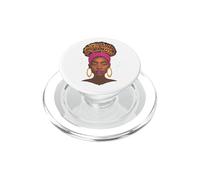 Black Queen Mujeres Hermosas Melanina Reina Negra Chica Magia PopSockets PopGrip para MagSafe