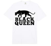 Black Queen, Pantera Africana afroamericana Comfort Colors Adult Heavyweight T-Shirt