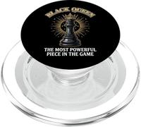 Black Queen The Most Powerful Piece In The Game PopSockets PopGrip para MagSafe