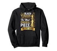 Black Queen The Most Powerful Piece In The Game Sudadera con Capucha