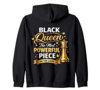 Black Queen The Most Powerful Piece In The Game Sudadera con Capucha