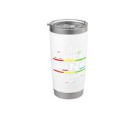 Black Queens Are Born In June Funny Women Girl Birthday Vaso térmico de acero inoxidable de doble pared