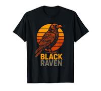 Black Raven Night Raven Academia oscura para mujer Camiseta