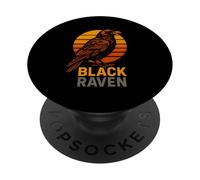 Black Raven Night Raven Academia oscura para mujer PopSockets PopGrip Adhesivo
