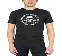 Black Rebel Motorcycle Club Mens Skull & Pistons Unisex 100% Cotton Short-Sleeve T-Shirts Black L