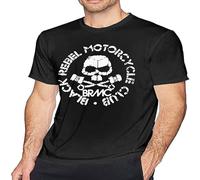Black Rebel Motorcycle Club Unisex 100% Cotton Short-Sleeve T-Shirts Black XXL