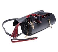 Black & Red Bow Bondage Set + Carry Case - Black