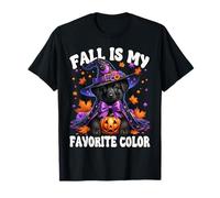 Black Retriever Fall Is My Favorite Color For Labrador Mom Camiseta