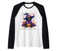 Black Retriever Fall Is My Favorite Color For Labrador Mom Camiseta Manga Raglan
