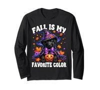 Black Retriever Fall Is My Favorite Color For Labrador Mom Manga Larga