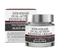 Black Rice Cream - Hydrating Soothing Lotion, Skin Barrier Moisturizer | Daily Face Repair treaTtment, Morning Nighttime Recovery Formula For Travel Wellness Spa
