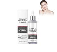 Black Rice Exfoliante de Arroz Ampolla Negro - 100 ml Gel Exfoliante Suave Para Cara y Cuerpo - para una Limpieza Profunda, Elimina Puntos Negros e Impurezas