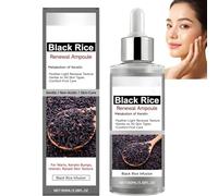 Black Rice - Sérum facial para piel desigual, suave e hidratante, cuidado diario ligero, no ácido, para pieles sensibles, 100 ml (1 unidad)