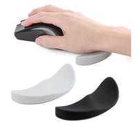 (Black Right Hand) Ergonomic Mouse Wrist Rest, Smooth Gliding Palm Support Cushion Pad for Carpal Tunnel Pain Relief in Office & Gaming