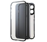 Black Rock Funda para iPhone 15 Pro (Marco de Metal, protección Completa de 360°, Compatible con Carga inalámbrica, Ultrafina, Delgada, imán, Cubierta, Funda para iPhone 15 Pro, Funda, Funda para