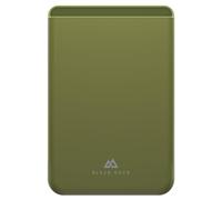 Black Rock MagSafe - Tarjetero para iPhone 12/13/14/15, Compatible con MagSafe (magnético, Fino, Billetera Delgada, Tarjetero para Tarjetas de identificación, Tarjetas de crédito, etc.), Color Verde