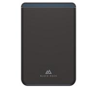 Black Rock MagSafe - Tarjetero para iPhone 12/13/14/15, compatible con MagSafe (magnético, fino, billetera delgada, funda para tarjetas de identificación, tarjetas de crédito, etc., cartera para Apple