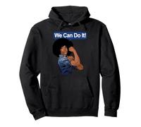 Black Rosie The Riveter Black Podemos Hacerlo Sudadera con Capucha