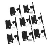 Black RV Drawer Latches and Catches, ABS Plastic Cabinet Door Latches 10 LBS Pull Force for RV Camper Trailer Cargo Trailer Motor Home(8)