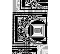 Black S0quare and Evil Eye: 6x9 inches 120 Pages Small Notebook to Jotting Down Memo ,Journal Book for Home ,School,Office.