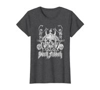 Black Sabbath 666 - Calaveras Camiseta, Mujer, Jaspeado Oscuro, L