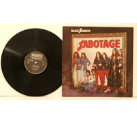 BLACK SABBATH - BLACK SABBATH, sabotage. TEXTURED SLEEVE. Top copy. First UK pressing. 1975. Record label: NEMS