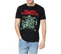 Black Sabbath Bloody Sabbath Cutout Camiseta Manga Corta, Negro, S para Hombre