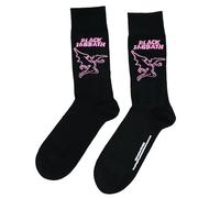 Black Sabbath Calcetines para hombre Master of the Universe (US Talla 8-12) Negro