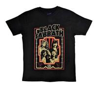 Black Sabbath Camiseta Est 1968 Band Logo Oficial Hombres Negro, Negro, XL