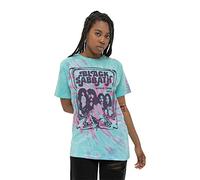 Black Sabbath Camiseta oficial del World Tour 78 Nue unisex Tie Dye, verde, S