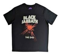 Black Sabbath Camiseta para Hombre: The End Mushroom Cloud T - Camisa