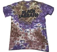 Black Sabbath Camiseta Wavy Band Logo Nuevo Oficial Unisex Dye Wash Purple, morado, XXL