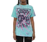Black Sabbath Camiseta World Tour 78 Oficial Unisex Tie Dye, Green, M