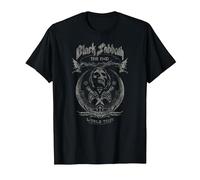 Black Sabbath Icónico The End World Tour Gráfico Camiseta, Hombre, Negro, L