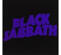 Black Sabbath morado wavy de escritura acero imán para nevera (RO)