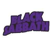 Black Sabbath - Parche Diseño Corte de Tela (Talla Única) (Morado)