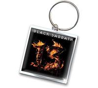 Black Sabbath - Portachiavi Black Sabbath 13 Keyring (Metallo Quadrato Con Foto)