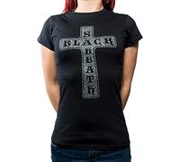 Black Sabbath - T-Shirt # L Black Femmina # Cross