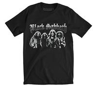 Black Sabbath - T-Shirt # L Black Unisex # Greyscale Group