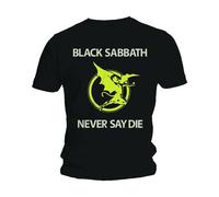 Black Sabbath - T-Shirt # L Black Unisex # Never Say Die