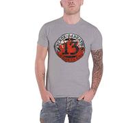 Black Sabbath - T-Shirt # M Grey Unisex # 13 Flame Circle