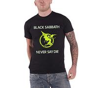 Black Sabbath - T-Shirt # S Black Unisex # Never Say Die
