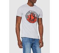 Black Sabbath - T-Shirt # S Grey Unisex # 13 Flame Circle