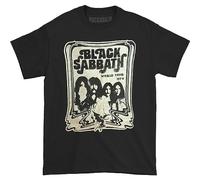 Black Sabbath - Black Sabbath World Tour 78, Camiseta para Mujer, Negro, XXL
