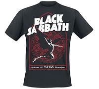 Black Sabbath The End Church Window Hombre Camiseta Negro 100% algodón Regular