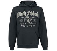 Black Sabbath The End Grim Reaper Hombre Sudadera con Capucha Negro XL