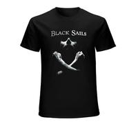 Black Sails Adventure Tv Series - Camiseta de manga corta para hombre, color negro, Negro, XL