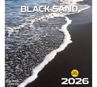 Black Sand 2026 Calendar: Unique coastlines and volcanic shores from around the world