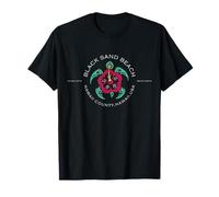 Black Sand Beach Hawaii Lindo recuerdo vintage Camiseta
